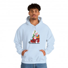 Unisex Heavy Blend Hooded Sweatshirt Santa Claus  ho ho ho